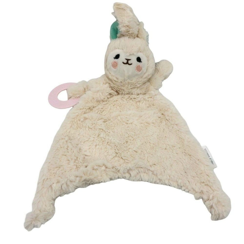 Bella Tunno Happy Sidekick Loretta the Llama Teether Rattle Security/Lovey EUC
